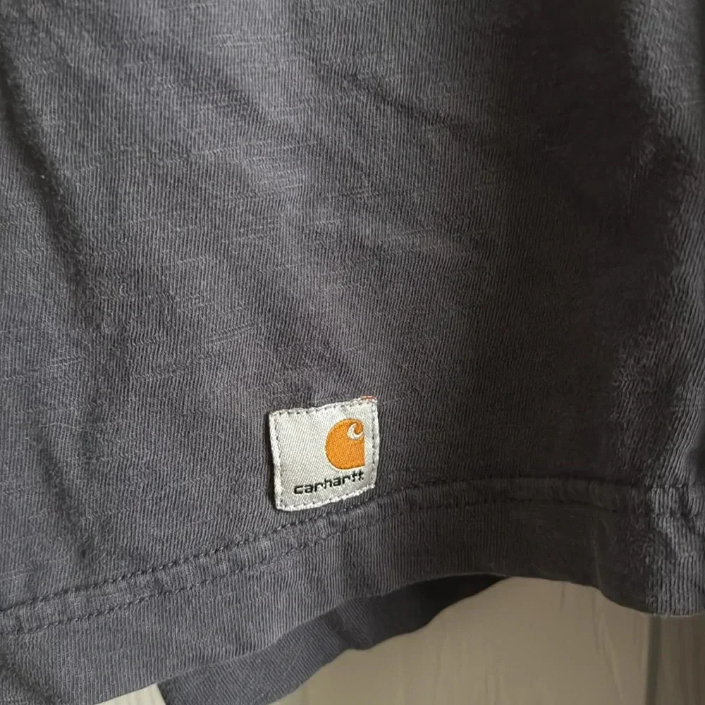 Carhartt | Women’s Gray | Button Down Long Sleeve Shirt | size M
